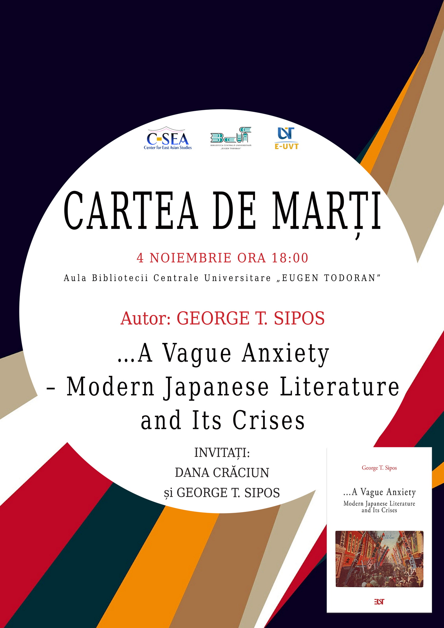 Afis A3 cartea de marti – G. Sipos tipar