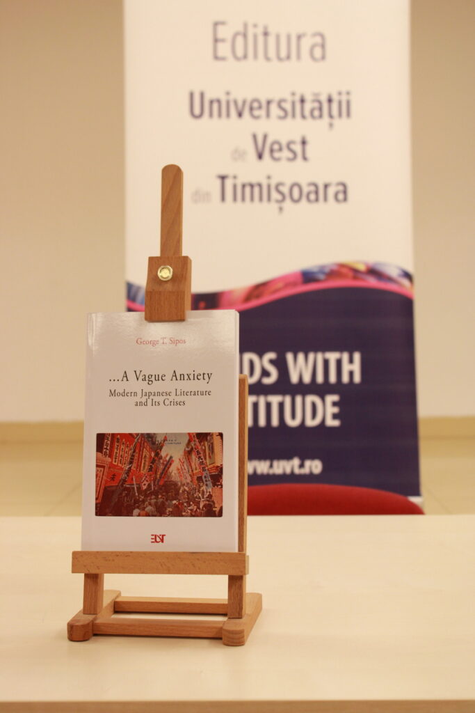 Book launch: ...A Vague Anxiety: Modern Japanese Literature and Its Crises, by Assoc. Prof. Dr. George T. Sipos